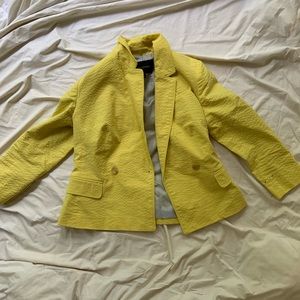 Banana republic yellow blazer - 0